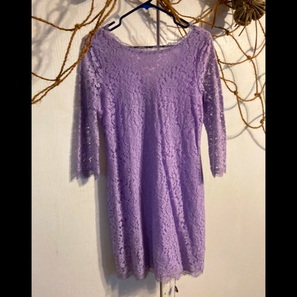 Lilac Lace Dress